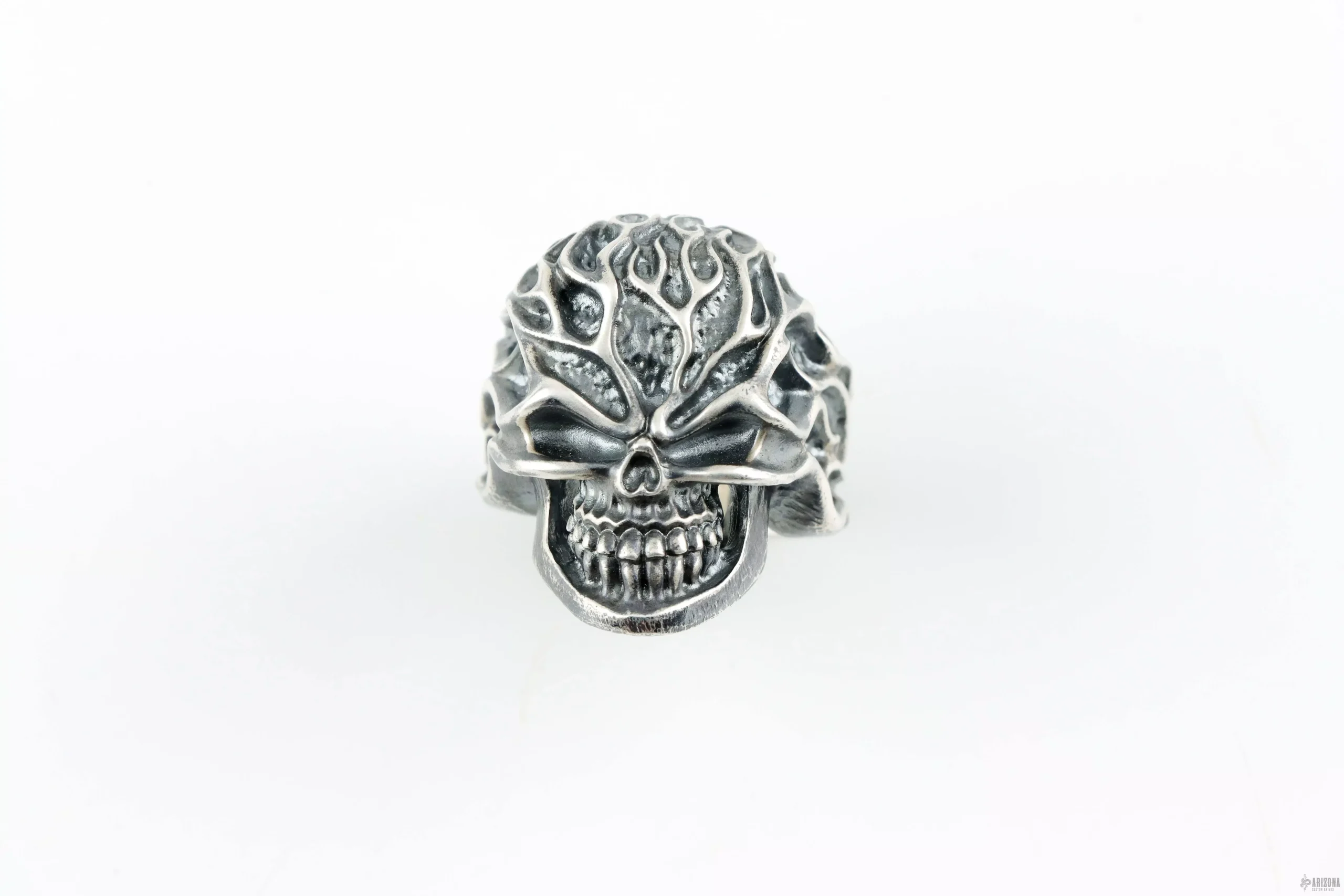 .925 Sterling Silver Reaper Ring - Size 12