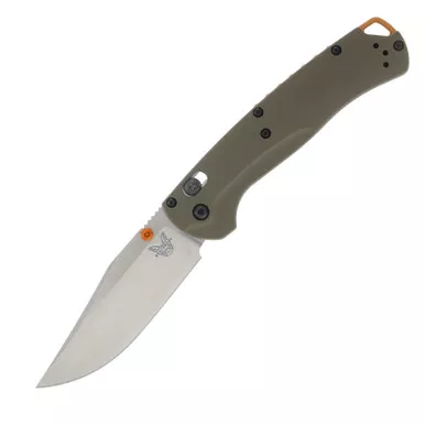 Benchmade Taggedout OD Green 3.5 Inch Plain Satin Clip Point BM15536