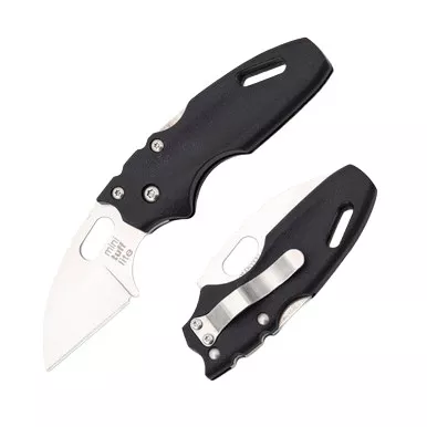Cold Steel Mini Tuff-Lite Folding Knife 3in Plain Satin Wharncliffe CS20MT