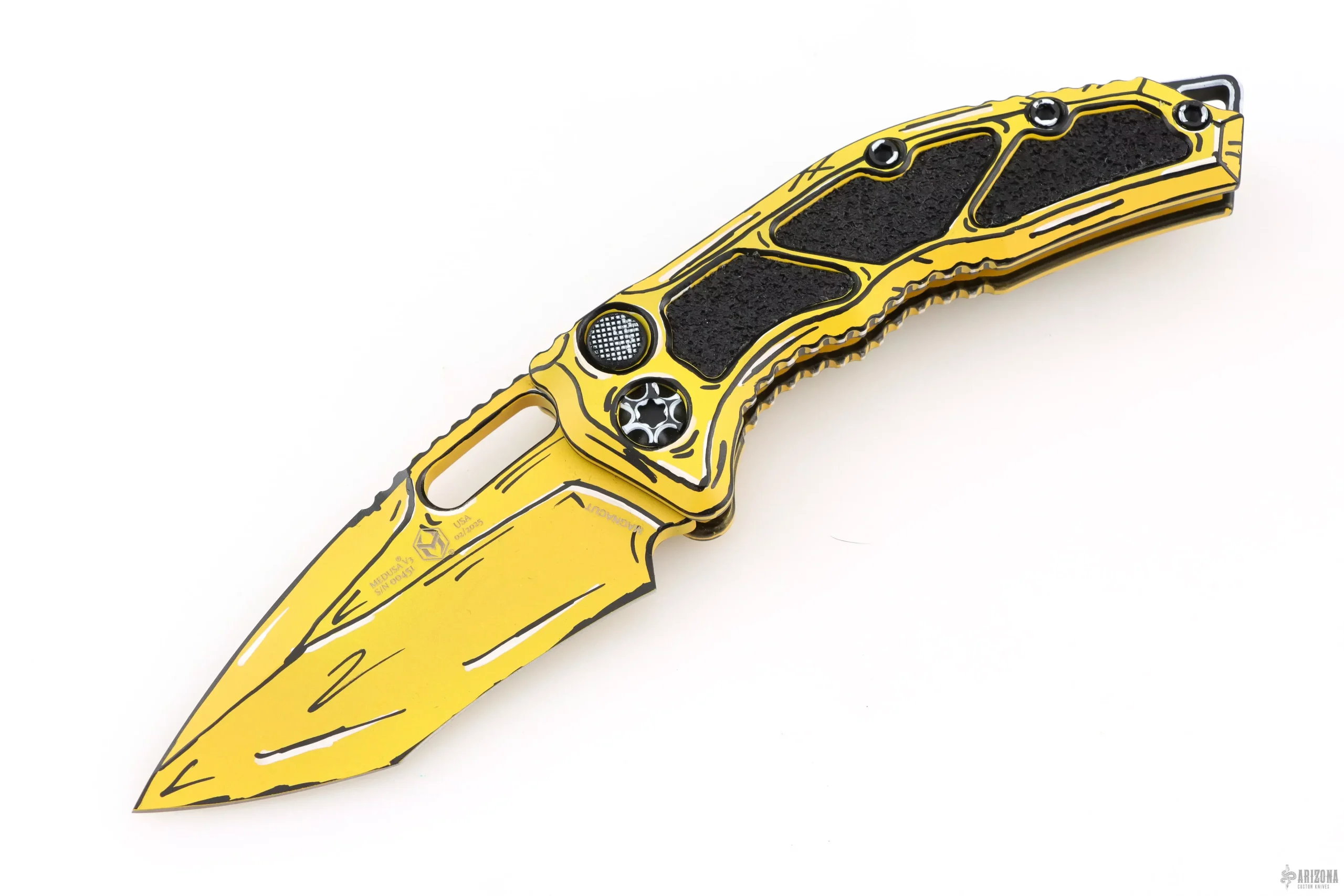 H012-CS-YW Medusa Auto - Recurve Yellow Cel Shading